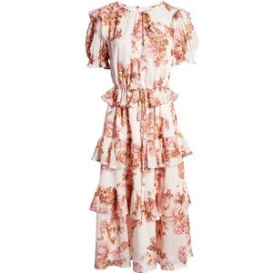Rachel Parcell Ruffle Floral Dress